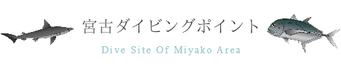 宮古島周辺のダイビングポイント　Dive Site Of Miyako Area